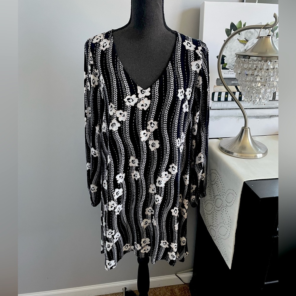 Express Floral Tunic Dress
